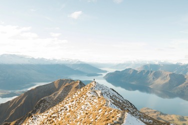 This is a photo of my girlfriend, taken as we returned from hiking Roy's Peak, Lake Wanaka NZ. What made the moment so ...