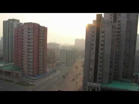 Morning in Pyongyang, North Korea. Very eerie.