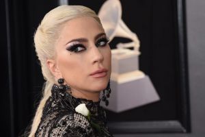 Lady Gaga arrives at the 60th annual Grammy Awards at Madison Square Garden on Sunday, Jan. 28, 2018, in New York. ...