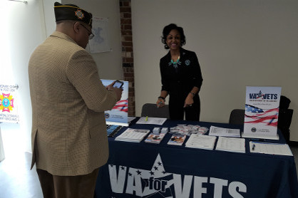 VESO in partnership with the DC Department of the Veterans of Foreign Wars attend Hiring Our Heroes event to service Veterans.