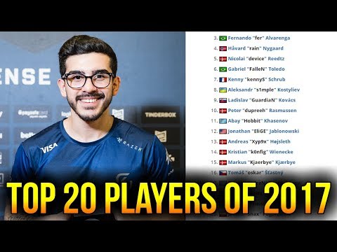 Top 20 players of 2017 (HLTV.org) ★ CS:GO