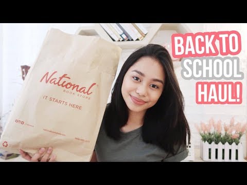 Back-to-School Supplies Haul 2017 + Giveaway! ft. National Book Store (Philippines) | ThatsBella