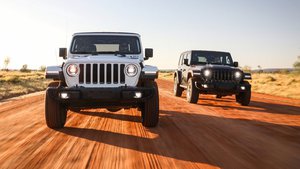 The 2018 Jeep Wrangler testing in the Australian Outback.