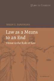 Law as a Means to an End