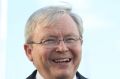 Kevin Rudd had threatened legal action over the report on the cabinet files.