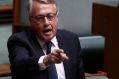 Wayne Swan "The Treasurer is a liar"  during question time at Parliament House in Canberra on Thursday 14 May 2015. ...