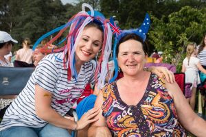 Australia Day Captial Concert Socials for Print Monday 11th of January 2018. Angela Popigna and Marilyn Bizarre. Photo: ...