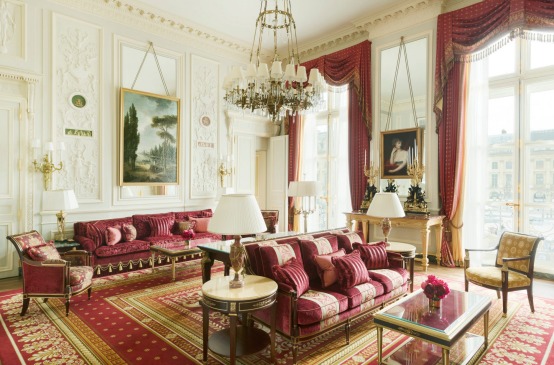 The Suite Impériale at the Hotel Ritz Paris is every bit as grand as its name.