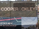 The closed Cooper & Oxley construction site at Curtin University.