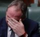 Deputy Prime Minister Barnaby Joyce and Prime Minister Malcolm Turnbull during question time on Thursday.