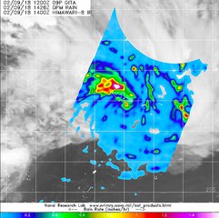 Cyclone Gita struck New Zealand Feb. 20, 2018 causing massive flooding and power outages with strong winds and driving rain.