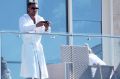 Salim Mehajer enjoying the views from the Vaucluse residence in early January.