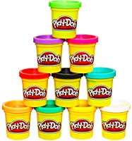 Play-Doh Modeling Compound 10-Pack Case of Colors (Amazon Exclusive), Non-Toxic, Assorted Colors, 2-Ounce Cans