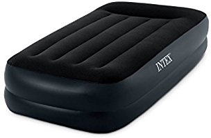 Intex Pillow Rest Raised Airbed with Built-in Pillow and Electric Pump