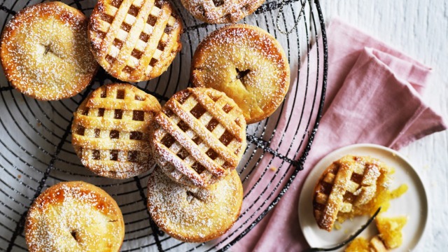 Lime and pineapple tartlets for Lunar New Year.