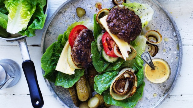 A soft, yielding burger bun offers contrast to the meaty patty, but what about trying it within a crispy lettuce leaf ...