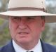 Barnaby Joyce steps down as Deputy Prime Minister and Leader of the Nationals Party at a press conference in Armidale. ...