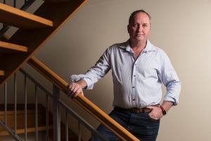 Barnaby Joyce at home in Armidale.