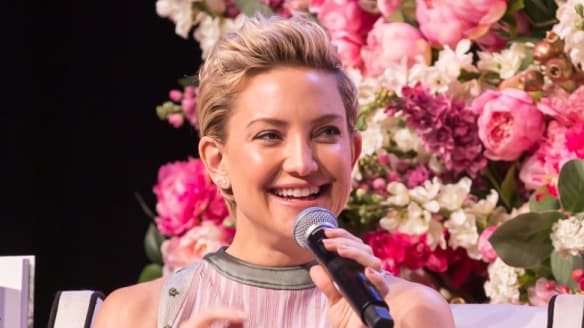 Kate Hudson at the Business Chicks lunch at the International Convention Centre in Sydney on Tuesday.