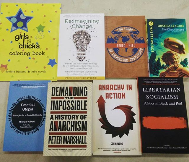 New stock in today! Some anarchist classics from @pmpress as well as some Ursula Lee Guin (RIP)

#bookstagram #anarchism #ursulaleguin