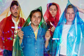 Grizzly Bear, with Ed Droste second from left.