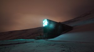 In this photo taken Sunday, Oct. 18, 2015, a view of the Global Seed Vault in Svalbard, Norway. In the first withdrawal from a “doomsday” seed vault in the Arctic, thousands of seeds that were originally kept in war-stricken Syria have been safely delivered to Morocco and Lebanon, officials said Monday.