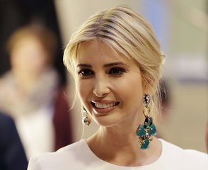 Ivanka Trump, daughter and adviser of U.S. President Donald Trump, arrives for a dinner after she participated in the W20 Summit in Berlin Tuesday, April 25, 2017.