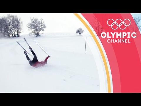 Chasing his dream - Pita Taufatofua learns to cross country ski