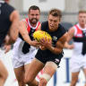 On the attack: Cripps keeps one eye on Fyfe