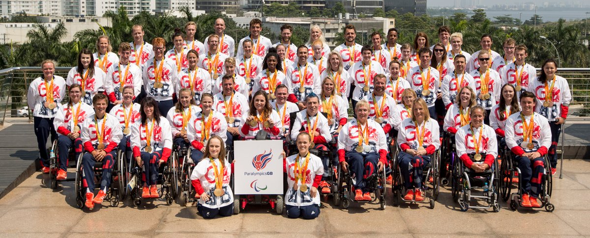 The ParalympicsGB Rio team