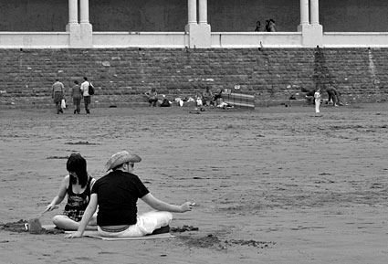 Barry Island pleasure park and holiday resort, Whitmore Bay near Cardiff, south Wales