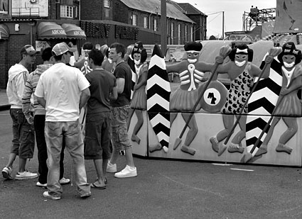 Barry Island pleasure park and holiday resort, Whitmore Bay near Cardiff, south Wales