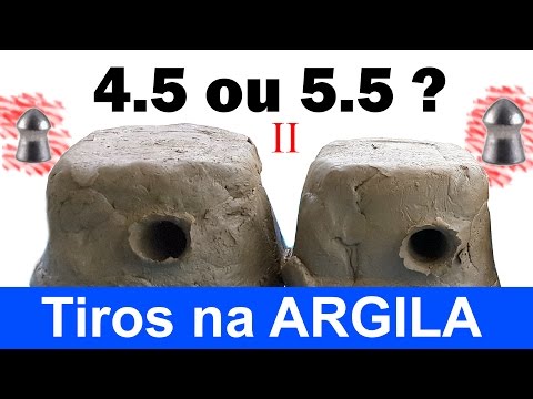 Qual calibre escolher? 4.5 ou 5.5? Parte 2: Penetração e Expansão na Argila