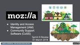 IAM/CoSS Sprint D Review
