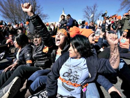 WATCH: Nearly 90 DACA Illegal Aliens, Open Borders Activists Arrested at Capitol Hill Protest for Amnesty