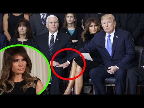 Donald Trump's gesture could make this the most awkward image of him and Melania