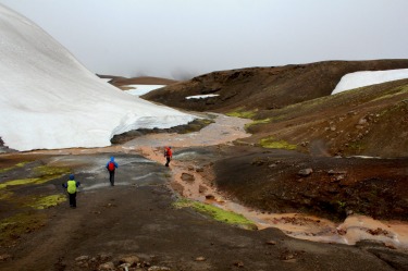 This photo was taken in Iceland, the 'land of fire and ice' on the Laugavegur trail amongst the glaciers, volcanic rock ...