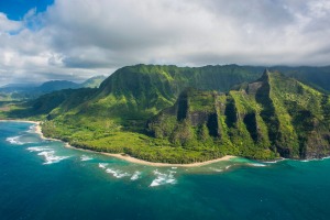 The Napali coast, Kauai.