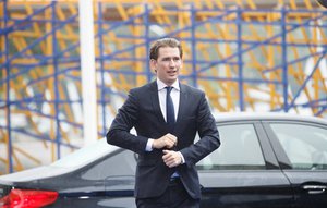 Sebastian Kurz Minister of Federal Ministry for Europe  Integration and Foreign Affairs of Austria in Estonia, 7 September 2017