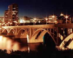 Saskatoon Night Skyline