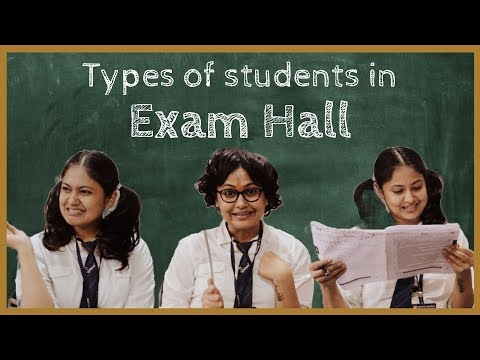 Types Of Students In Exam Hall | Captain Nick