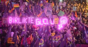 Feminist Night March in Beyoğlu Today