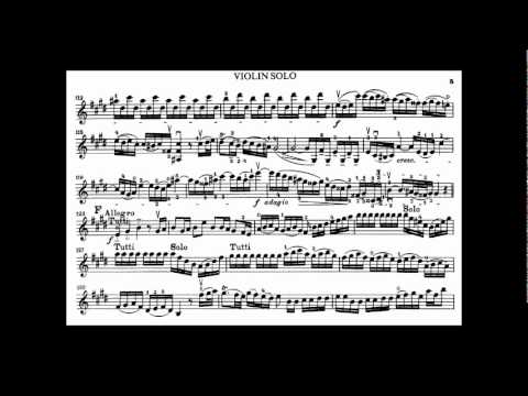 Bach, J.S. violin concerto in E major BWV 1042