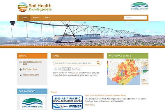 Corangamite Soil Health Knowledge Base - website