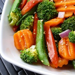 Mixed Vegetable Stir-Fry with Ginger