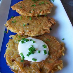 Crispy Sweet Potato Latkes