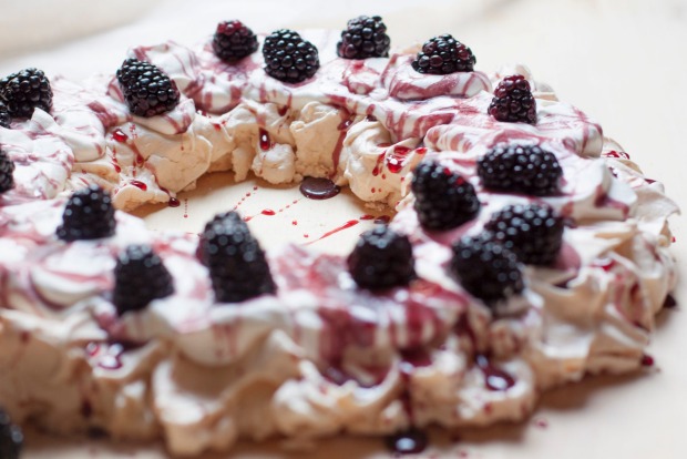 Or try Emiko Davies' wreath drizzled with spice wine syrup and blackberries <a ...