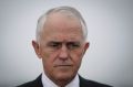 Prime Minister Malcolm Turnbull addresses the media during a doorstop interview after attending the National Governors ...