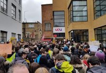 Solidarity with university strike