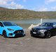 Ford Focus RS LE v BMW M140i.